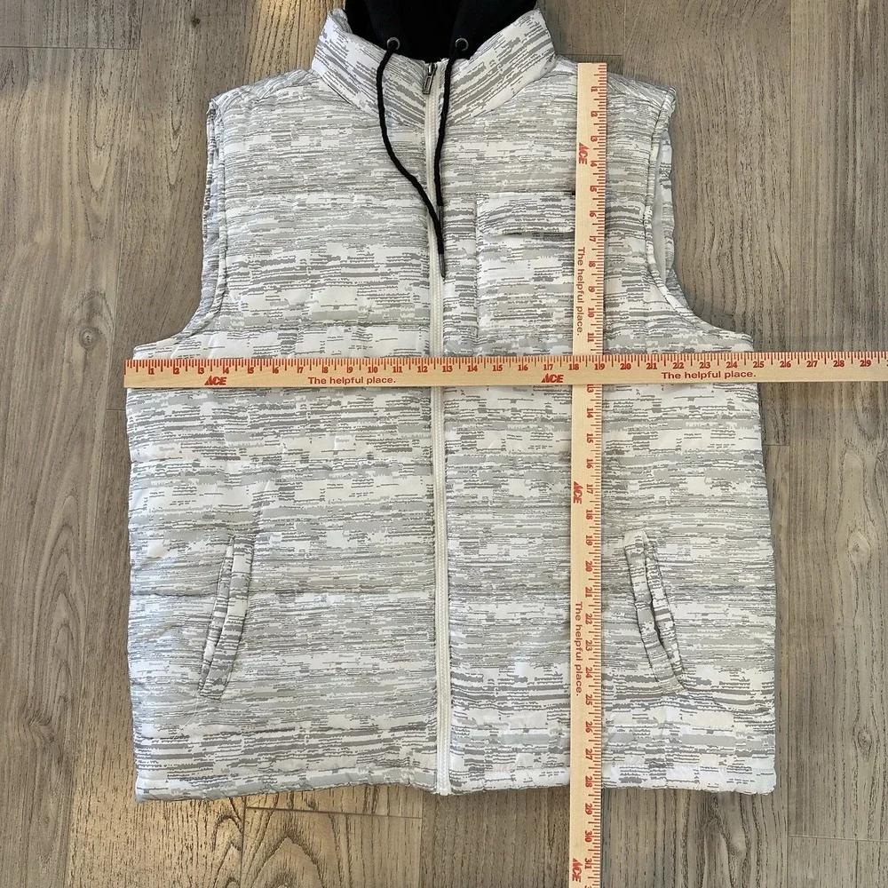 Ecko Unltd Puffer Vest Mens XL Digi Camo‎ Logo Hoodie Hooded Hip Hop Street Wear